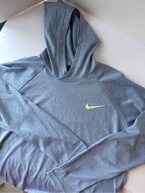 Nike Swim Hooded Dry-Fit UPF 40+ Light Blue/Gray/Lavender Hoodie